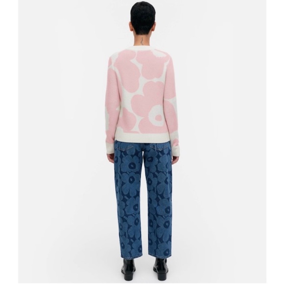 Marimekko Aukio Unikko Cashmere Pullover Sweater - Size XL - Picture 4 of 9